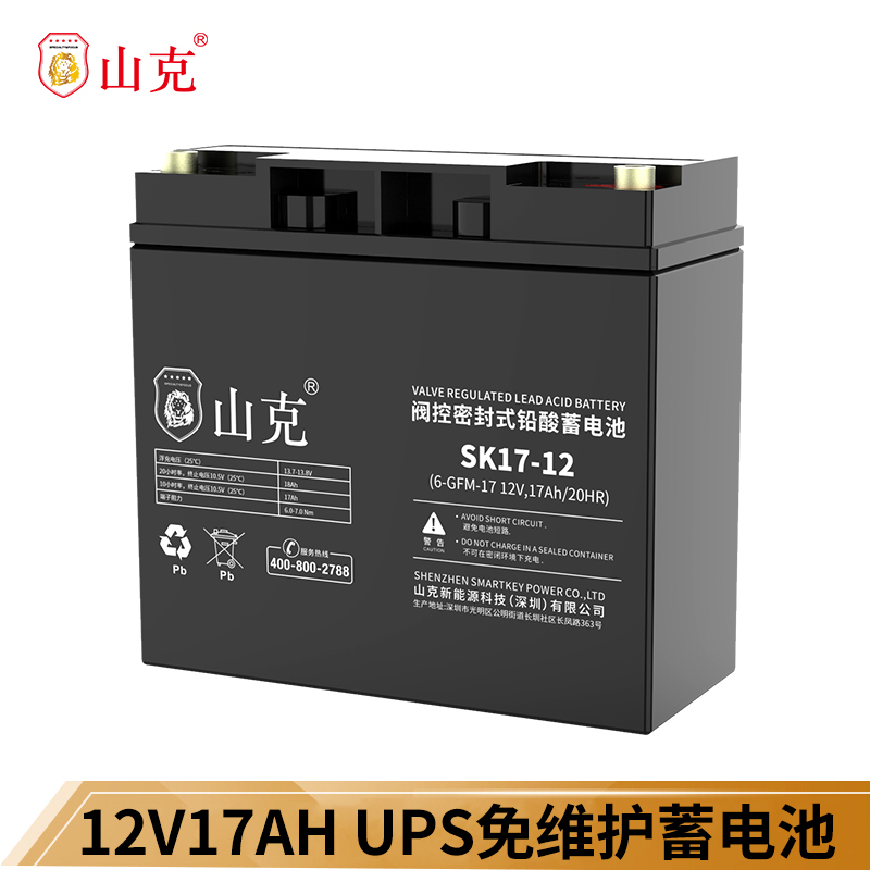 山克SK系列鉛酸免維護(hù)蓄電池（12V/4-200Ah）